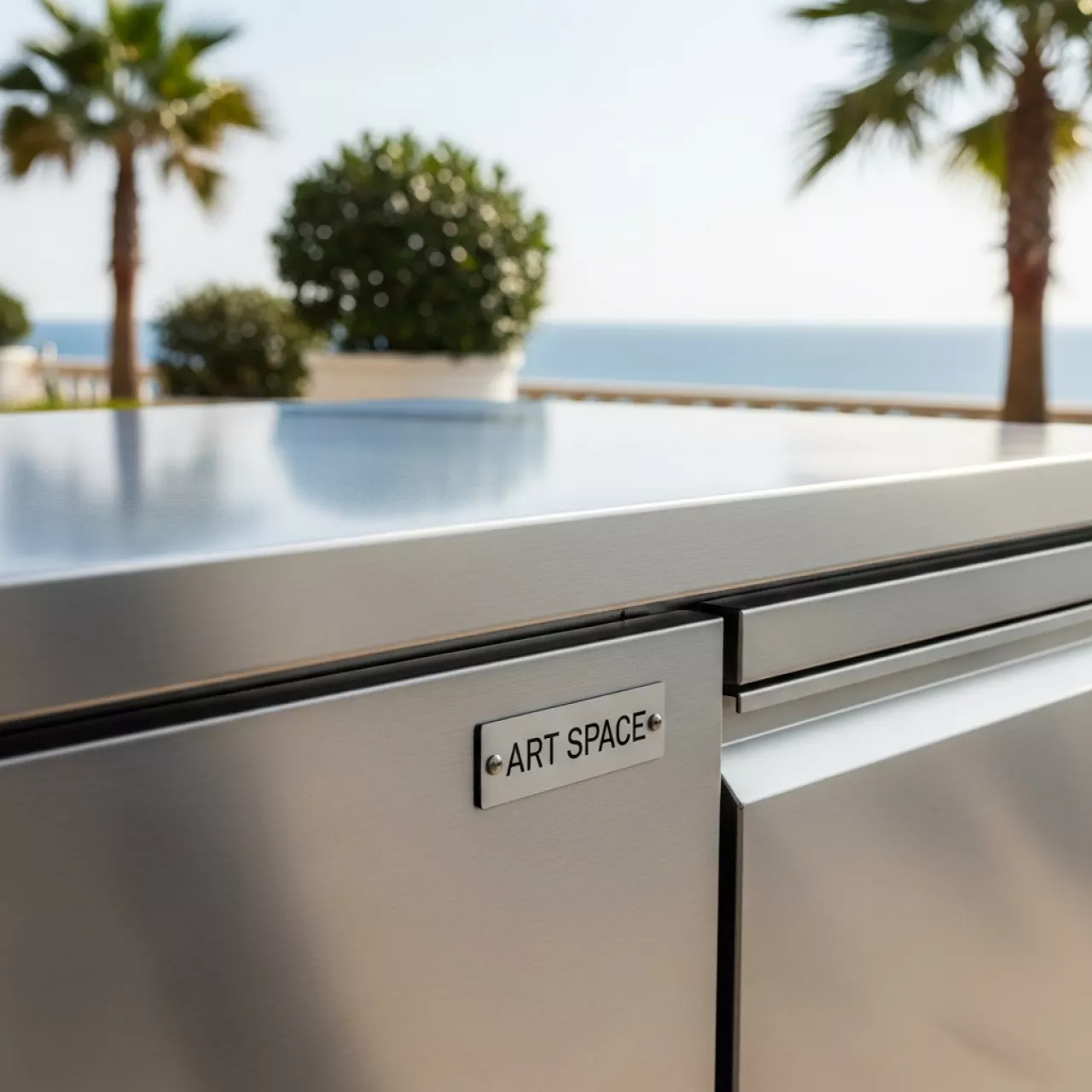 Аренда Столешница стальная для верха барной стойки Break Bar Top в Rodina Grand Hotel & SPA — ART SPACE