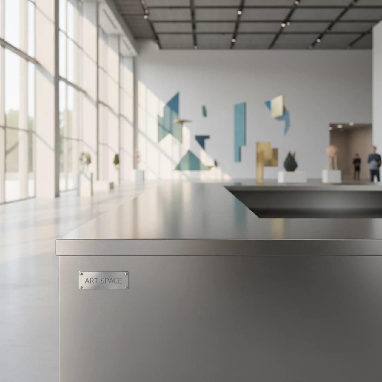 Аренда Столешница стальная на верх барной стойки Break Corner Top в Сириус Арене — ART SPACE