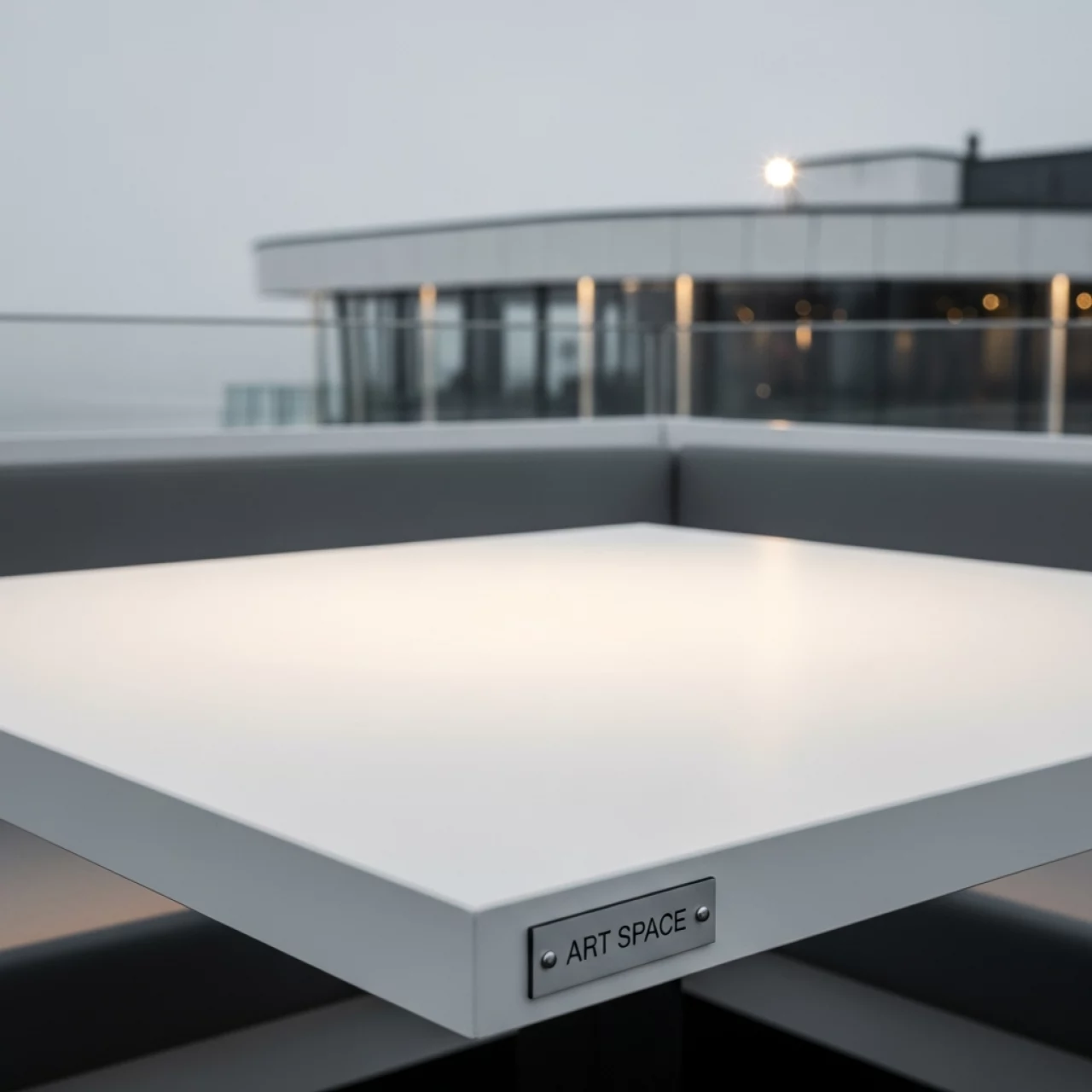 Аренда Столешница Werzalit квадратная 800х800 белый в ресторане «Высота 5642» — ART SPACE