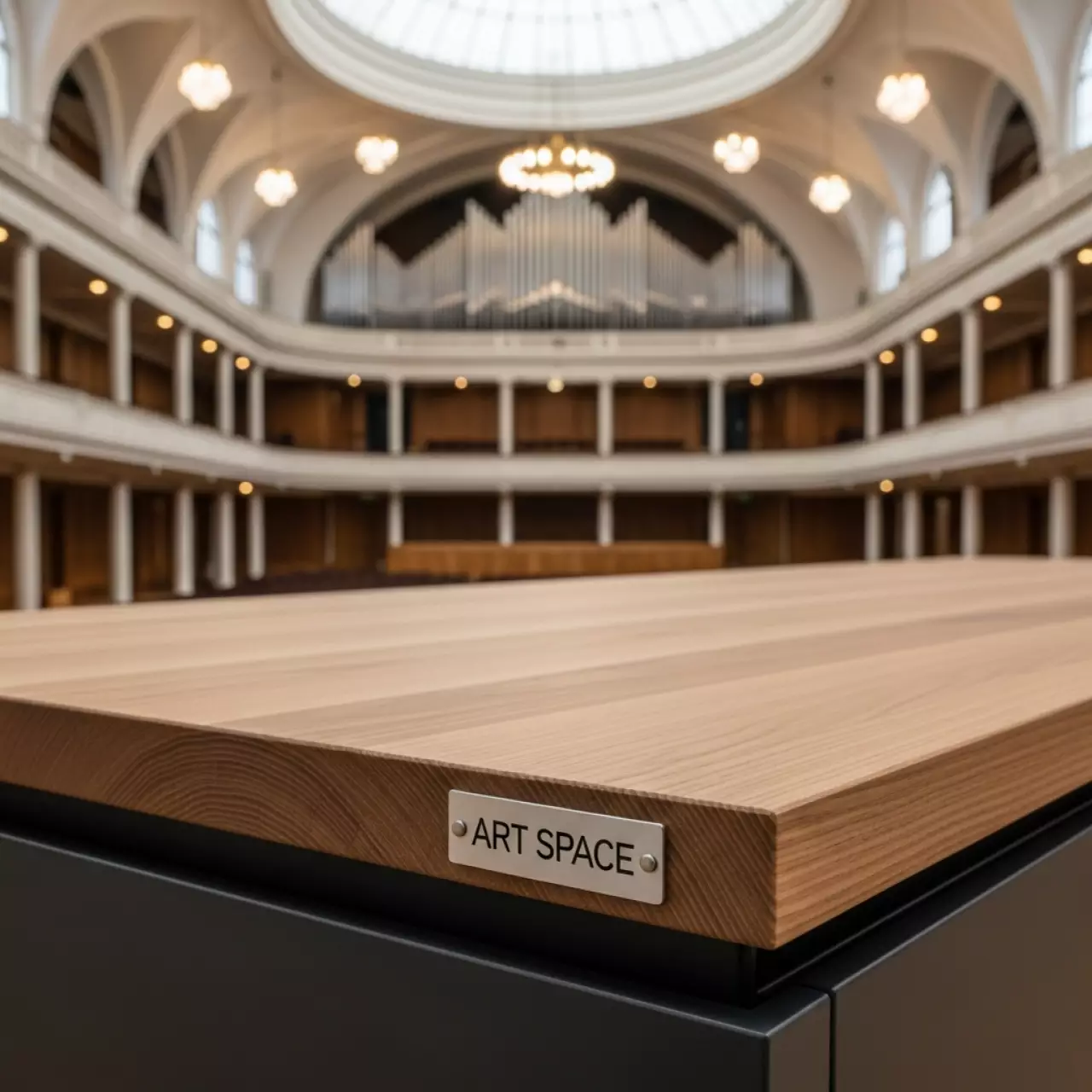 Аренда Столешницы из массива дерева в Зале органной и камерной музыки — ART SPACE