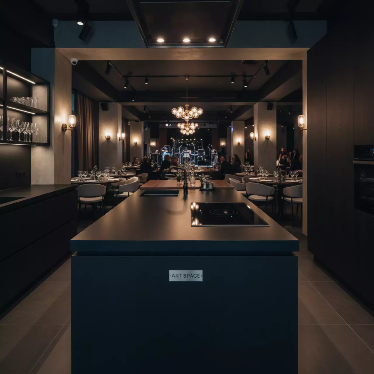 Аренда Столешницы матовые для кухни в ресторане «Сыроварня» — ART SPACE