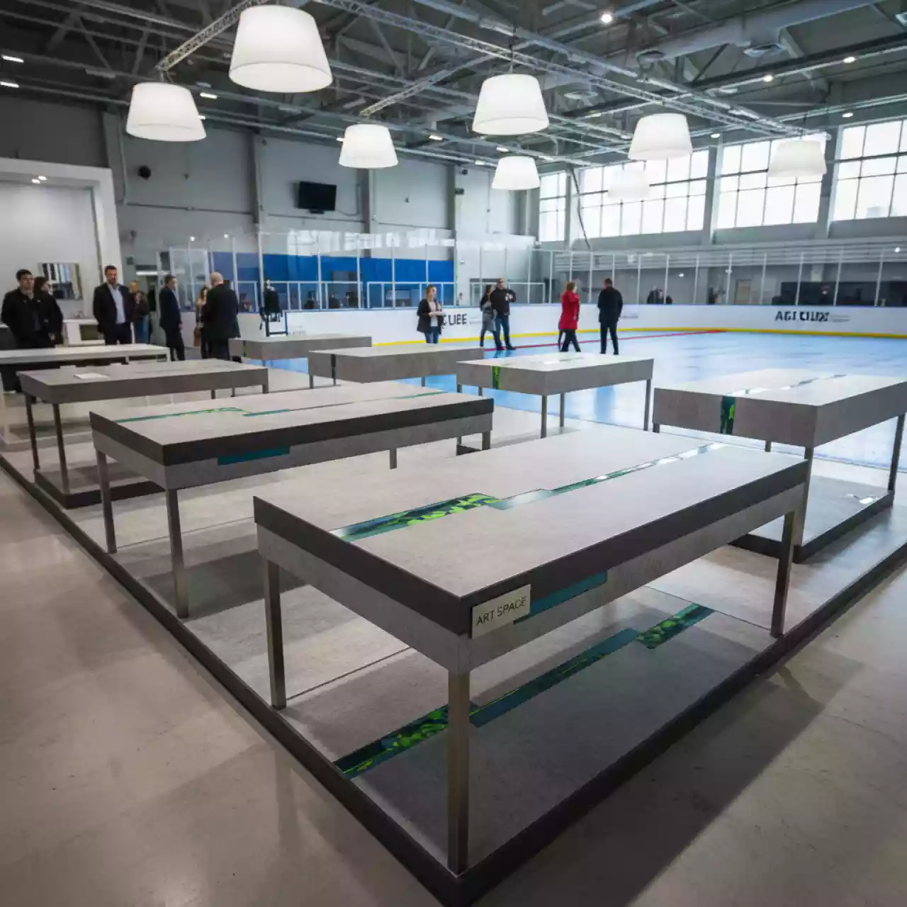 Аренда Столешницы накладные для ванной комнаты в Керлинговом центре «Ледяной куб» — ART SPACE