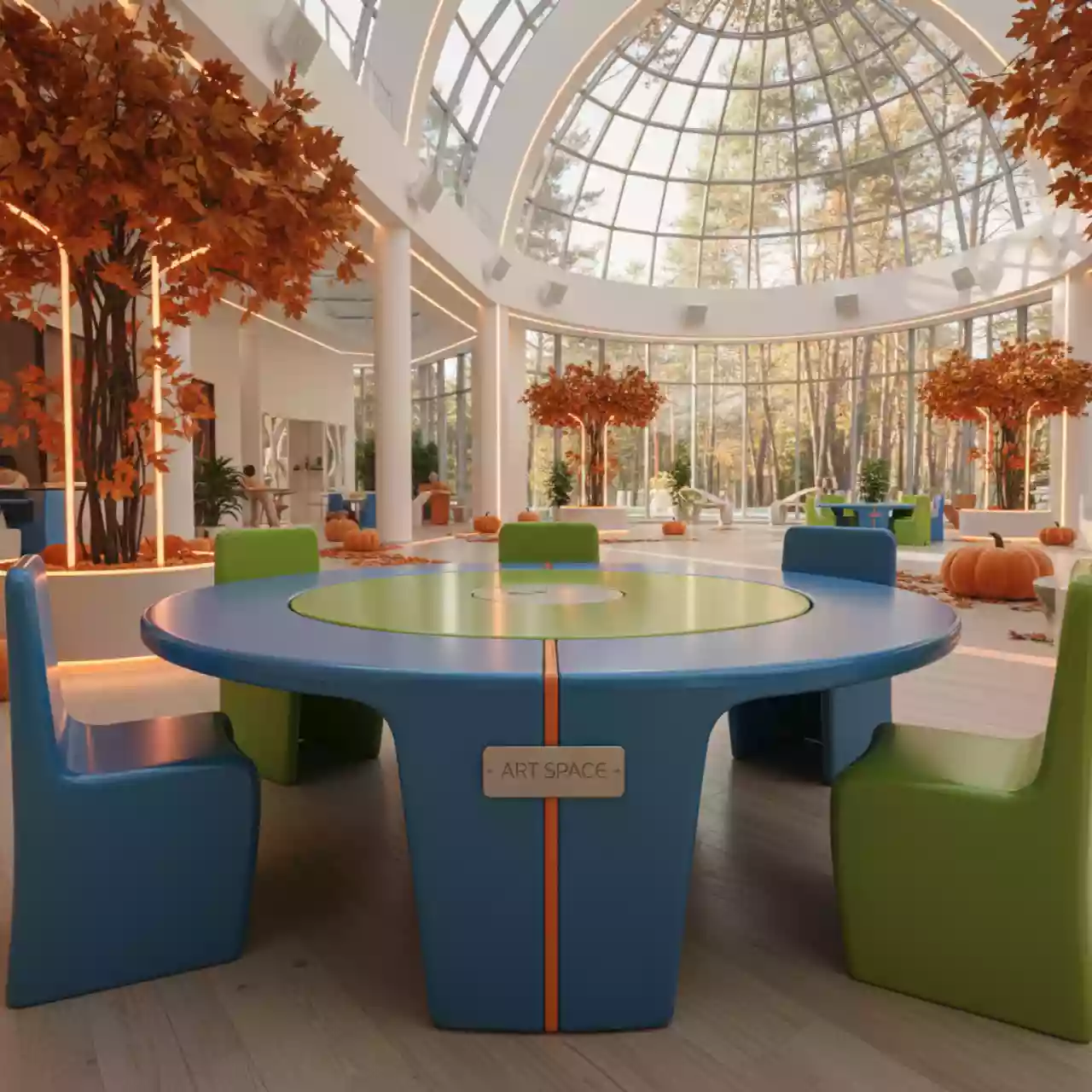 Аренда Столик детский круглый 850 в санатории «Русь» — ART SPACE