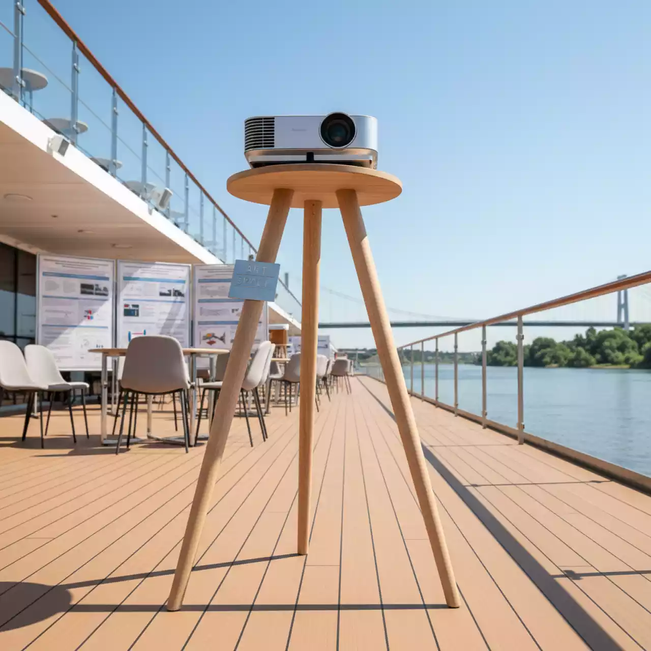 Аренда Столик для проектора Lumien Deco LTD 101 на теплоходе «Дагомыс» — ART SPACE