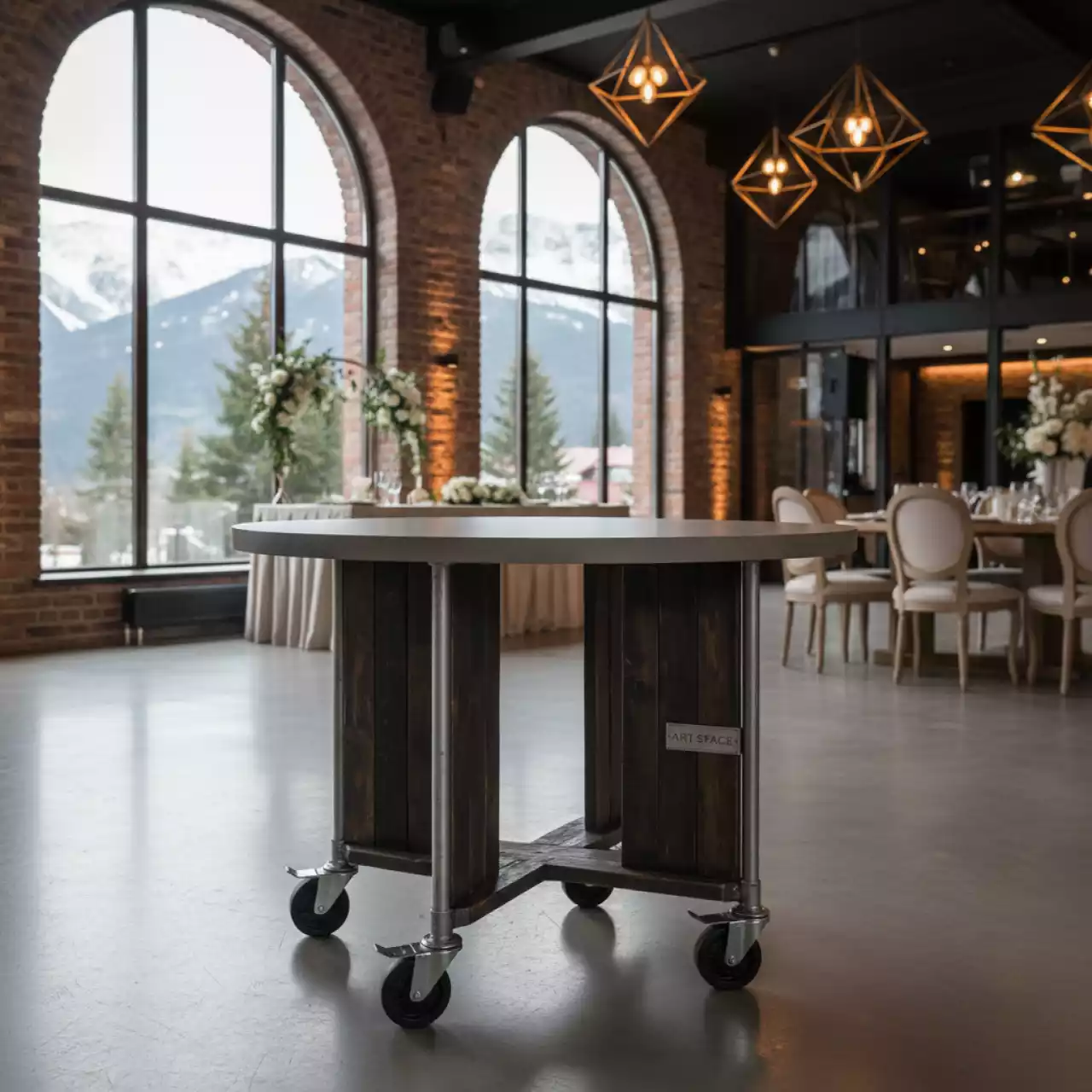 Аренда Столик для торта на колёсах Radisson Hotel Rosa Khutor — ART SPACE