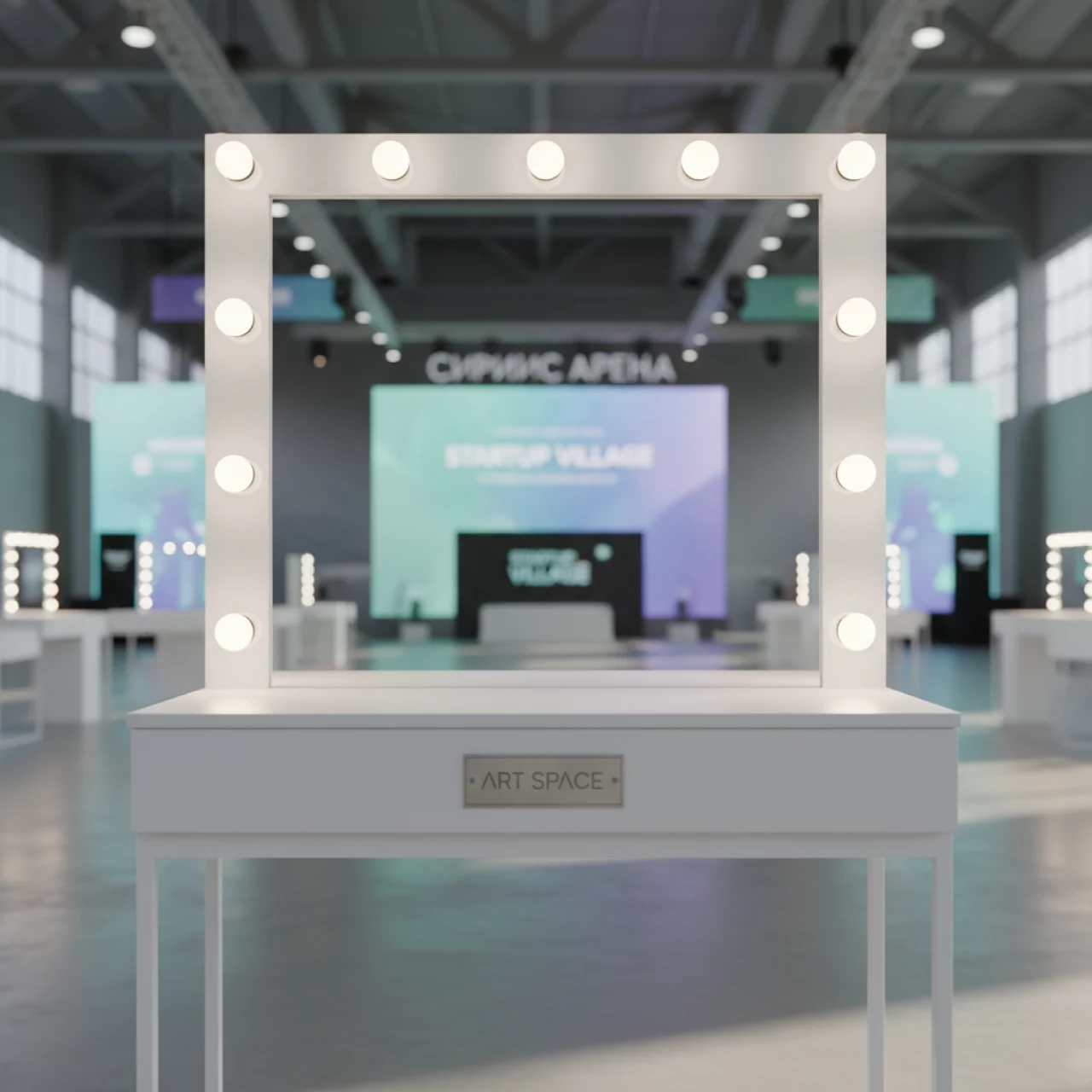 Аренда Столик гримерный белый 80х160 см в Сириус Арене — ART SPACE