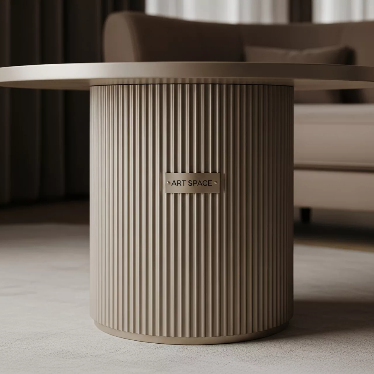 Аренда Столик кофейный Cannole металлический в ресторане «Высота 5642» — ART SPACE