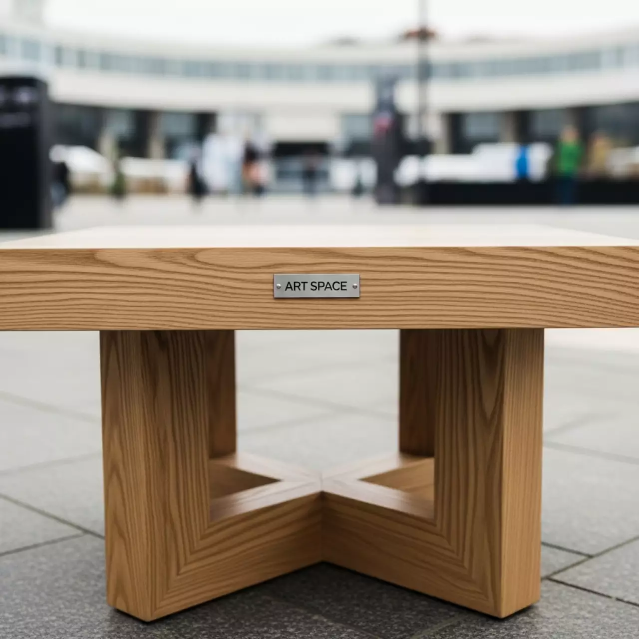 Аренда Столик кофейный деревянный Caleo Ash на Медальной площади — ART SPACE