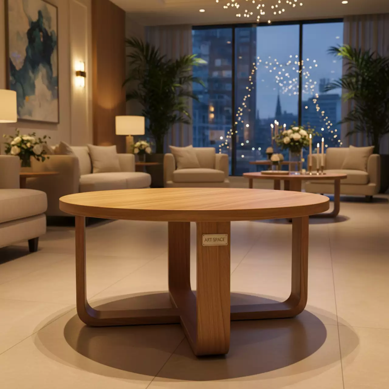 Аренда Столик кофейный деревянный Matisse Teak в Boutique Hotel PORTUM 1905 — ART SPACE