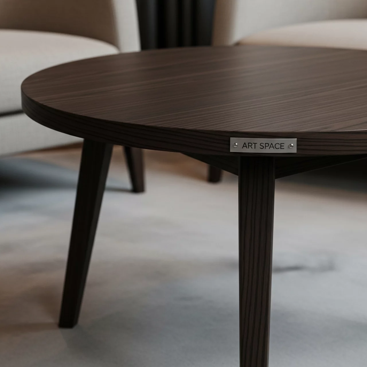 Аренда Столик кофейный деревянный Ralph Nightfall S в отеле «Богатырь» — ART SPACE