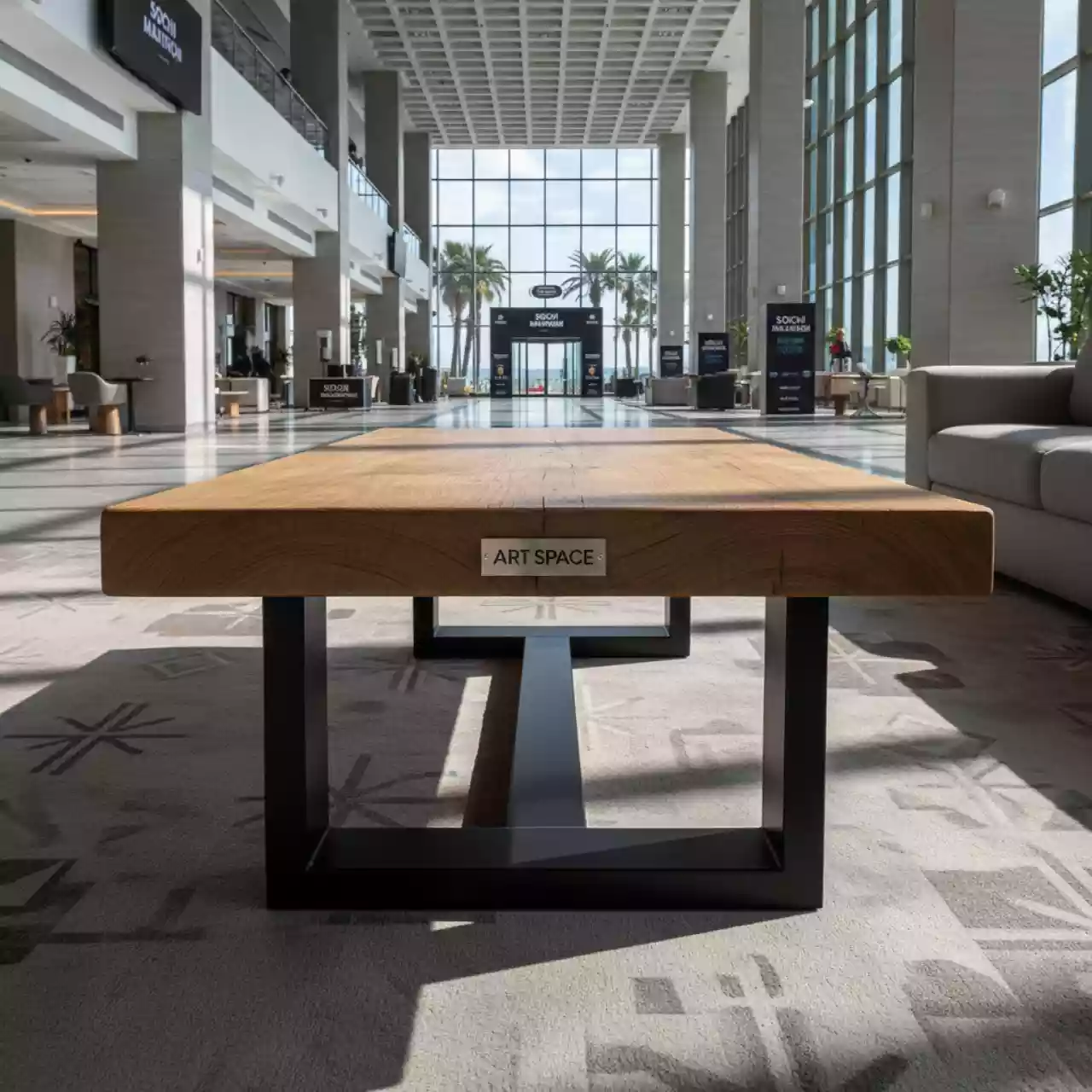 Аренда Столик кофейный деревянный Spain в гранд-отеле «Жемчужина» — ART SPACE