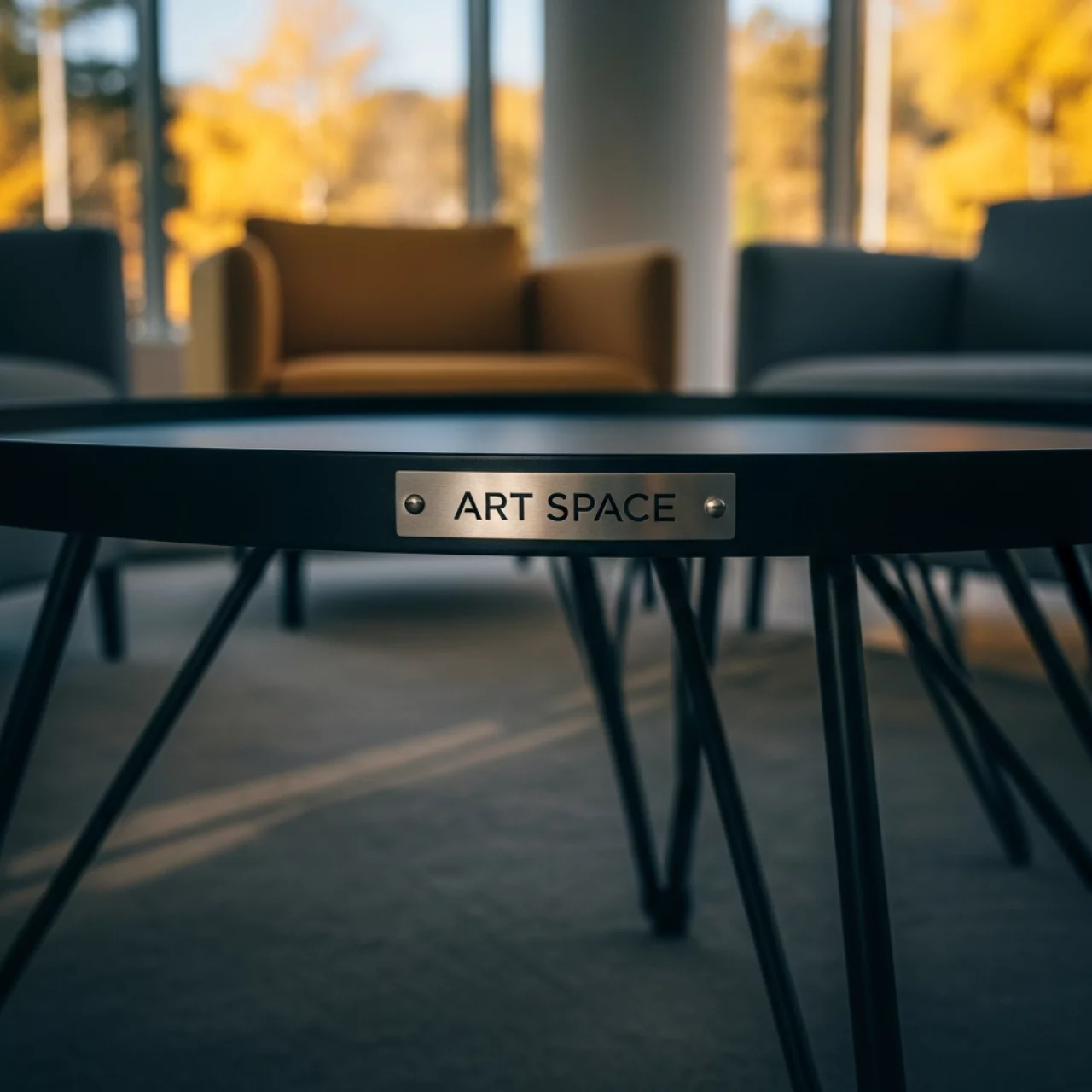 Аренда Столик кофейный металлический Amba в санатории «Сочи» — ART SPACE