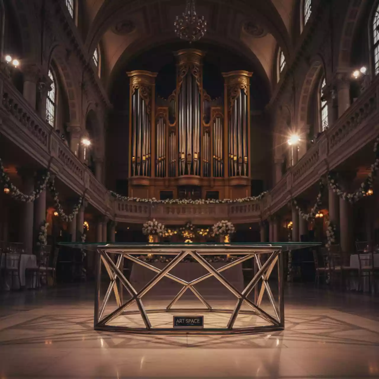 Аренда Столик кофейный металлический Animesh в Зале органной и камерной музыки — ART SPACE