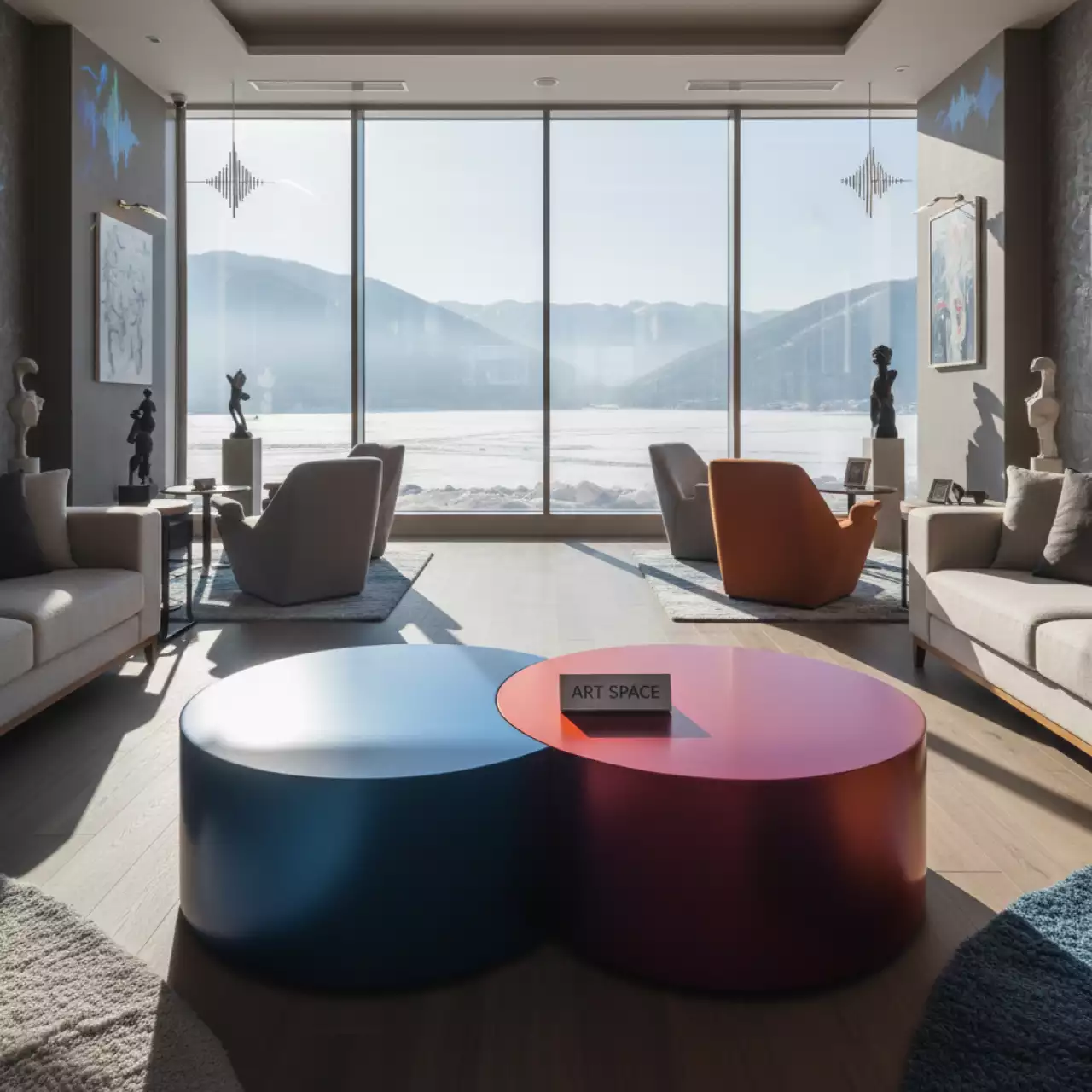 Аренда Столик кофейный металлический Colour в Imeretinskiy Hotel — ART SPACE