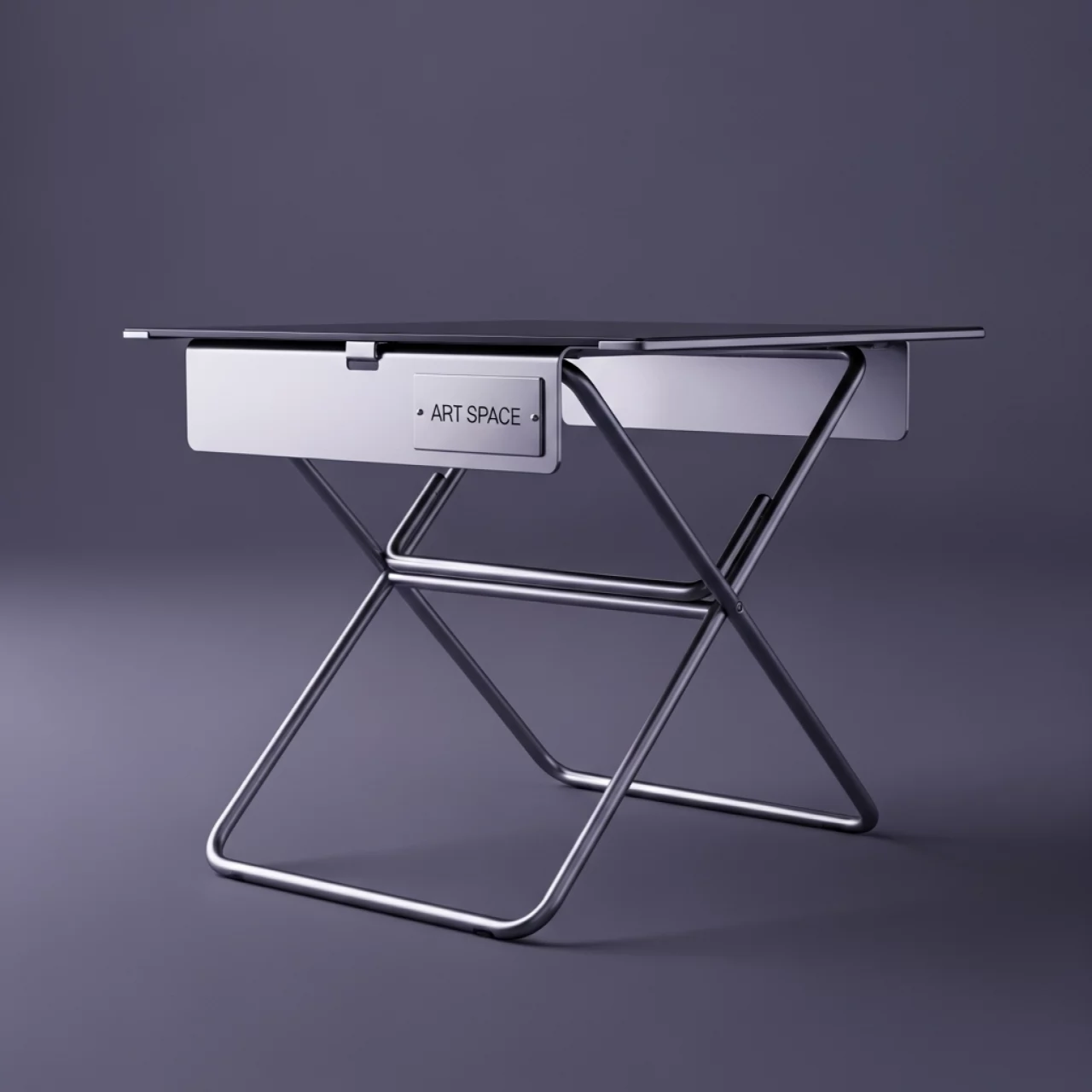 Аренда Столик кофейный металлический складной Small Table в Гранд Отель Поляна — ART SPACE