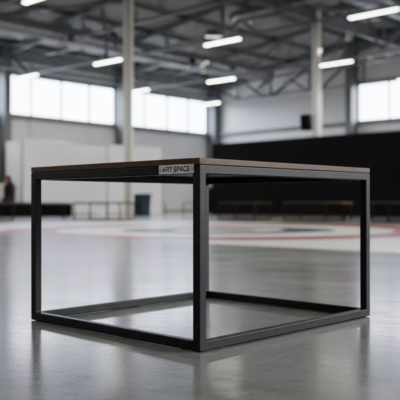 Аренда Столик кофейный металлический The Factory в Керлинговом центре «Ледяной куб» — ART SPACE