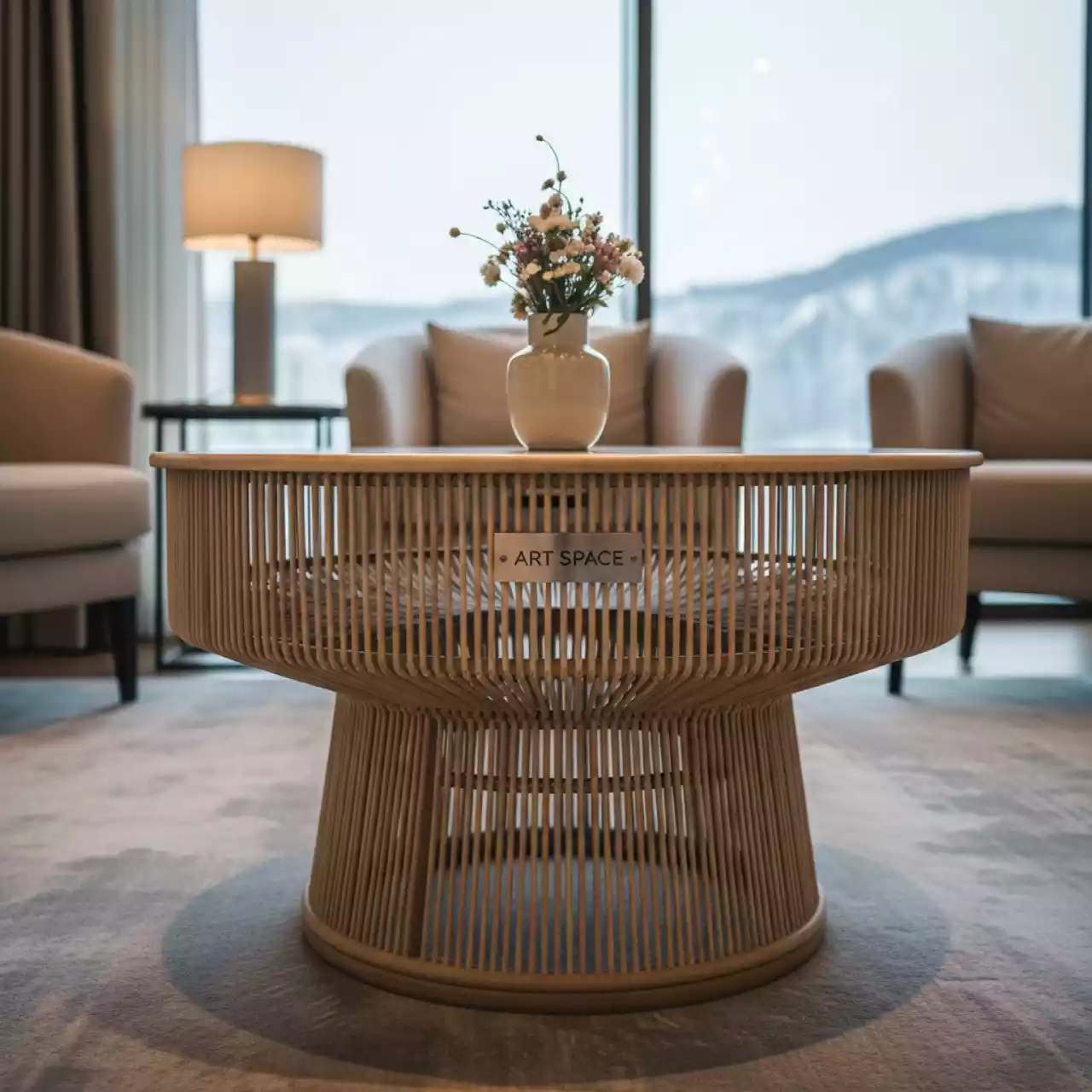 Аренда Столик кофейный плетеный Lotus в отеле Hyatt Regency Sochi — ART SPACE