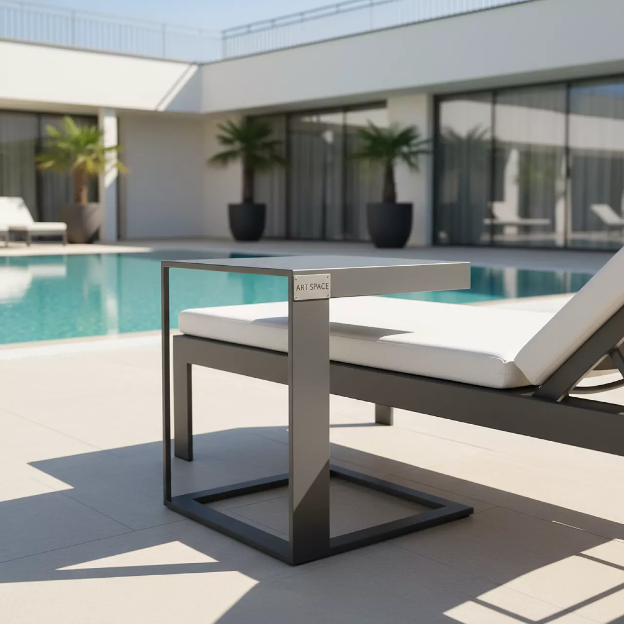 Аренда Столик металлический для лежака в Courtyard by Marriott Sochi — ART SPACE
