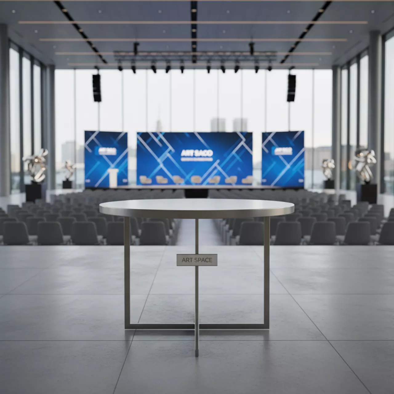 Аренда Столик металлический журнальный Florencia на Медальной площади — ART SPACE