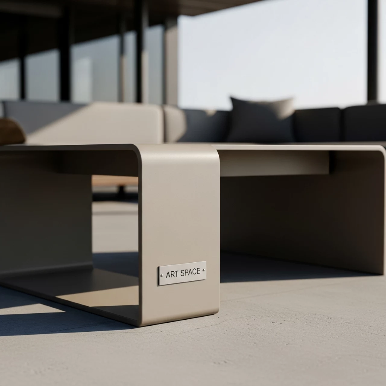 Аренда Столик пластиковый кофейный Wing Basic в пляжном комплексе VinoGrad — ART SPACE