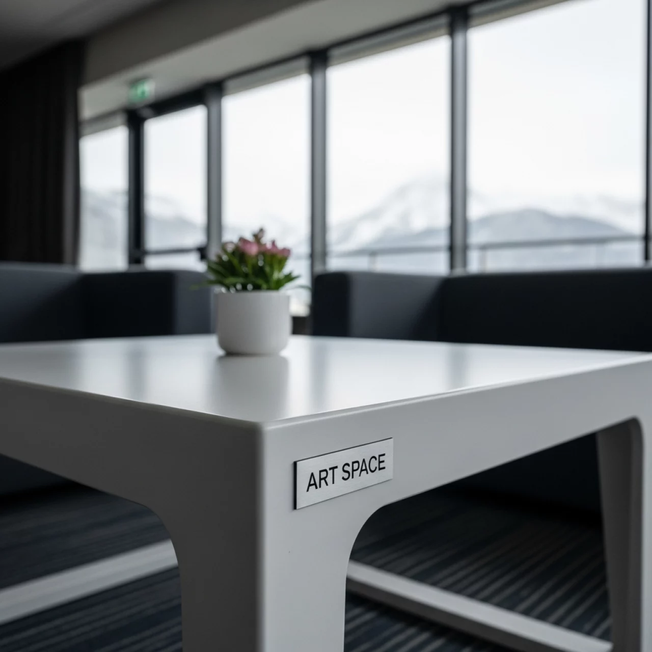 Аренда Столик пластиковый журнальный Sky Lounge Table в Гранд Отель Поляна — ART SPACE