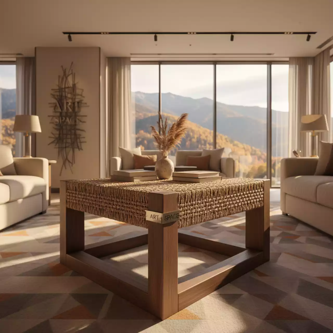 Аренда Столик плетеный кофейный Nova в Rixos Krasnaya Polyana — ART SPACE