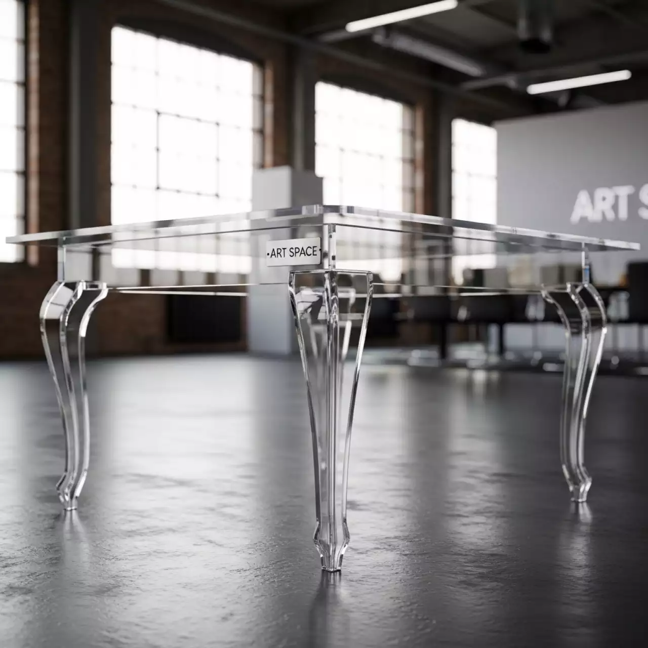 Аренда Столик прозрачный журнальный Queen на Имеретинской набережной — ART SPACE