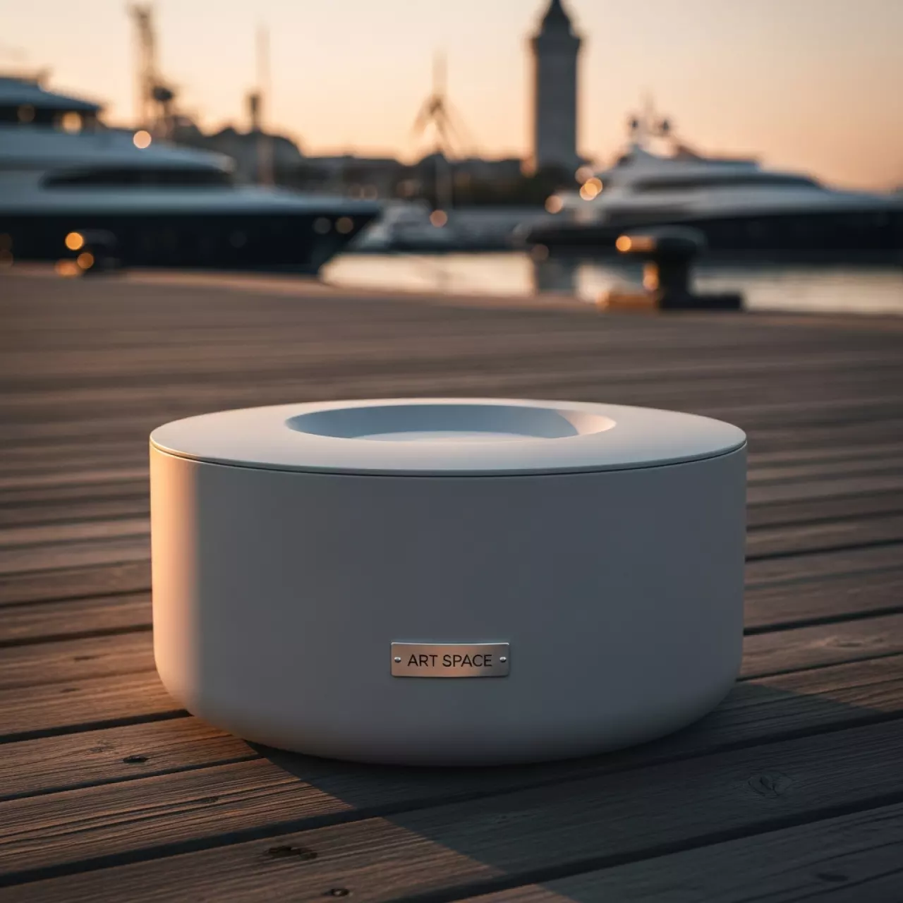 Аренда Столик пуф Tavolo для пляжа на территории Морпорта Сочи — ART SPACE