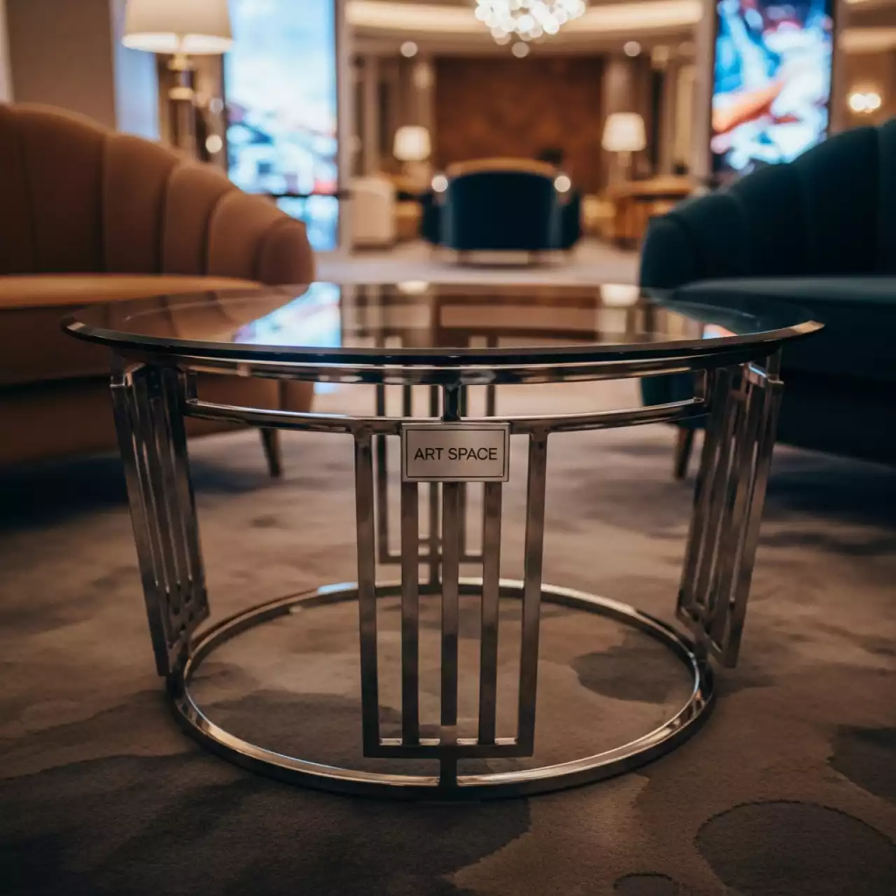 Аренда Столик стеклянный кофейный Amalfi в Grand Karat Sochi — ART SPACE