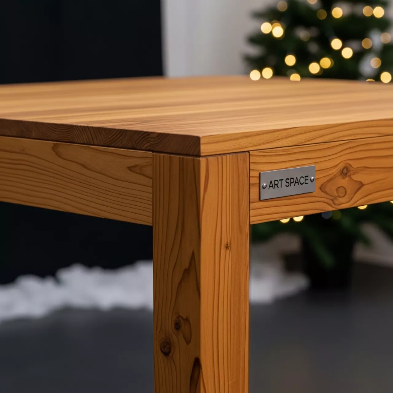 Аренда Столик Turin 70х70 см натуральный тик в Red Arena — ART SPACE