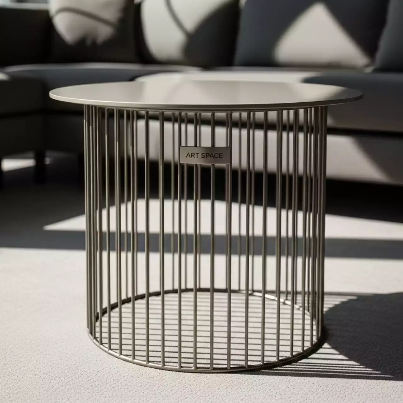 Аренда Столик журнальный круглый Cage в гранд-отеле «Жемчужина» — ART SPACE