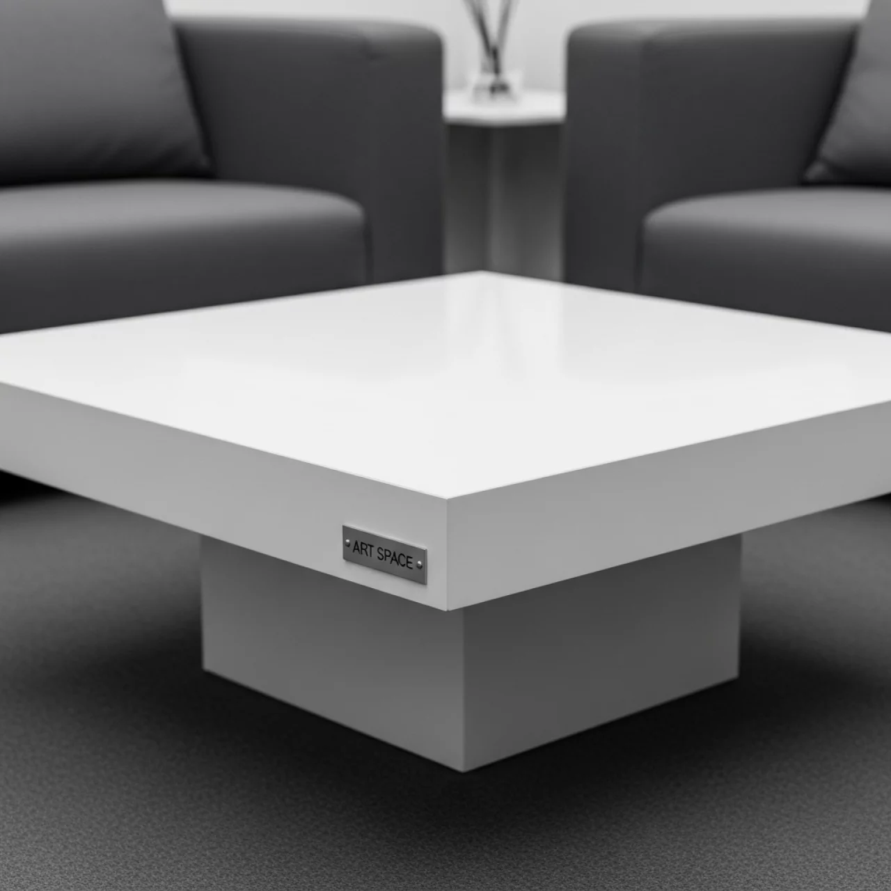 Аренда Столика журнального белого квадратного 50х50 см 02 073WT в конгресс-холле отеля Жемчужина — ART SPACE