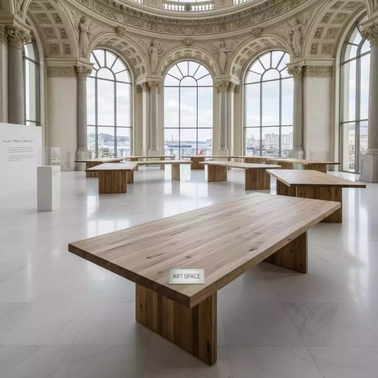 Аренда Столики Rustic в зале «Чайка» (Морпорт) — ART SPACE