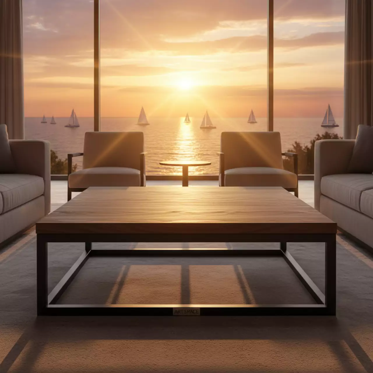 Аренда Столики журнальные на парусной регате (Сочи) — ART SPACE