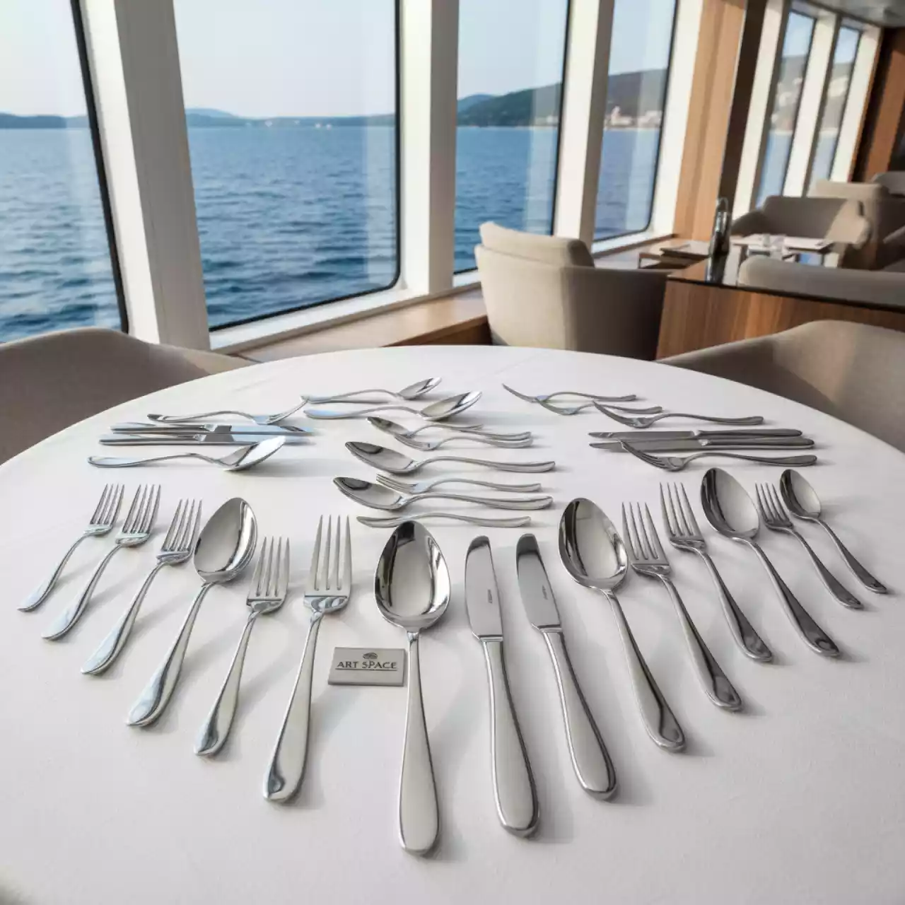 Аренда Столовые приборы Ginevra на 6 персон на теплоходе «Дагомыс» — ART SPACE