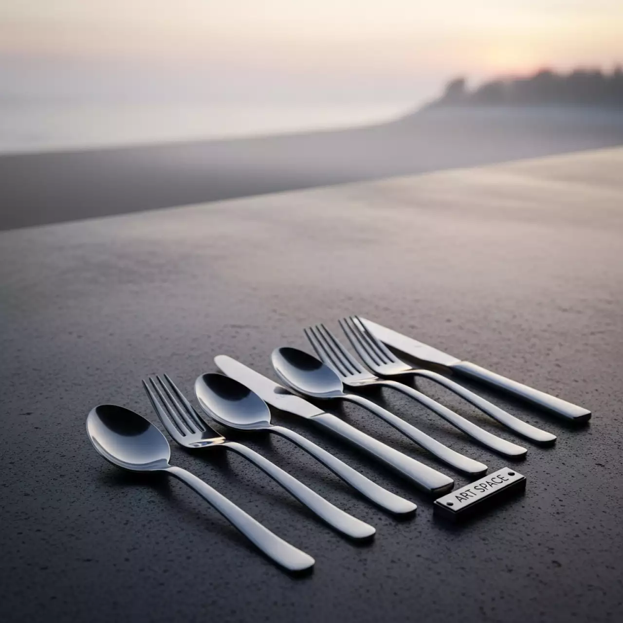 Аренда Столовые приборы на 6 персон Mona Lisa на пляже «Маяк» — ART SPACE