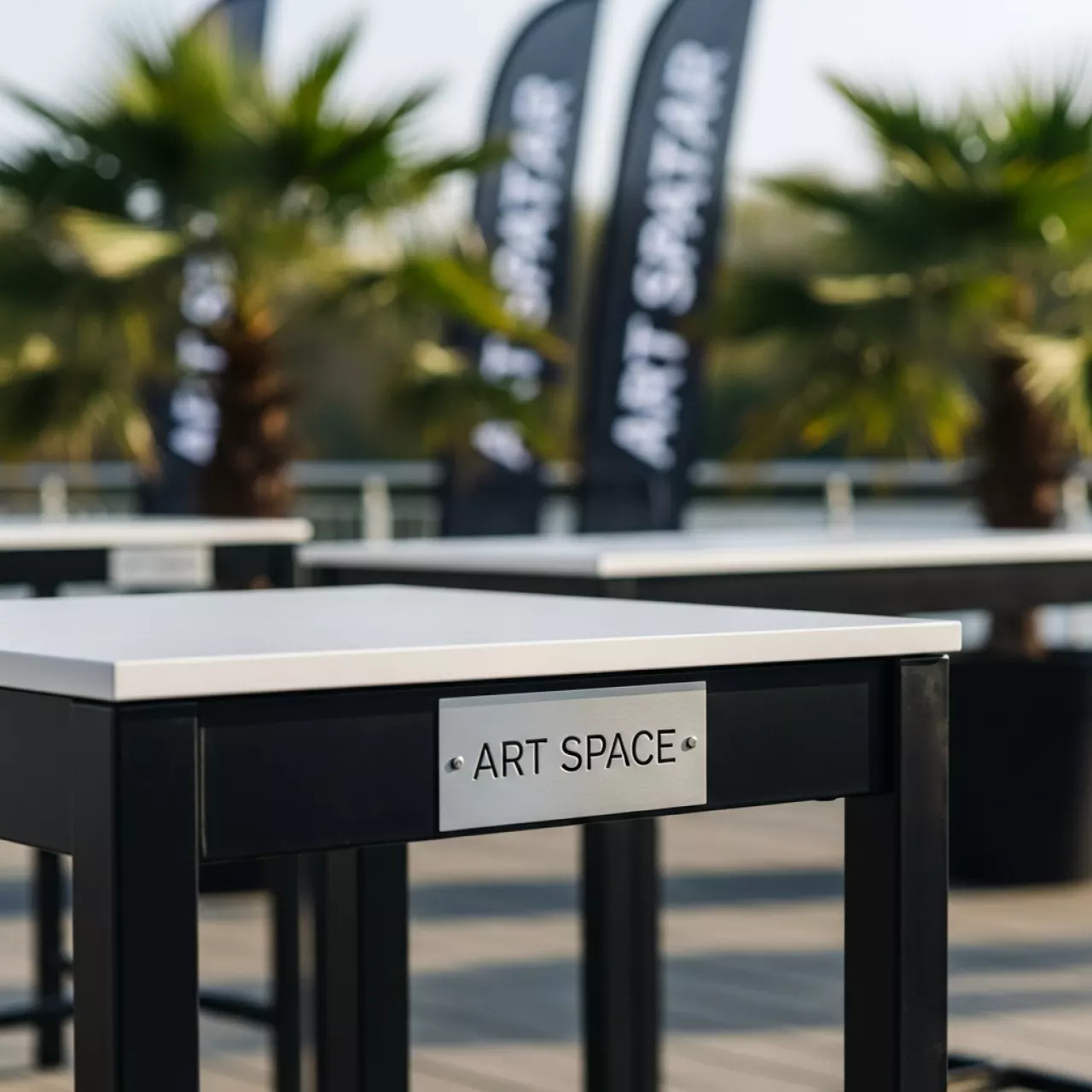 Аренда Столы для кейтеринга 120х60 см в санатории «Металлург» — ART SPACE