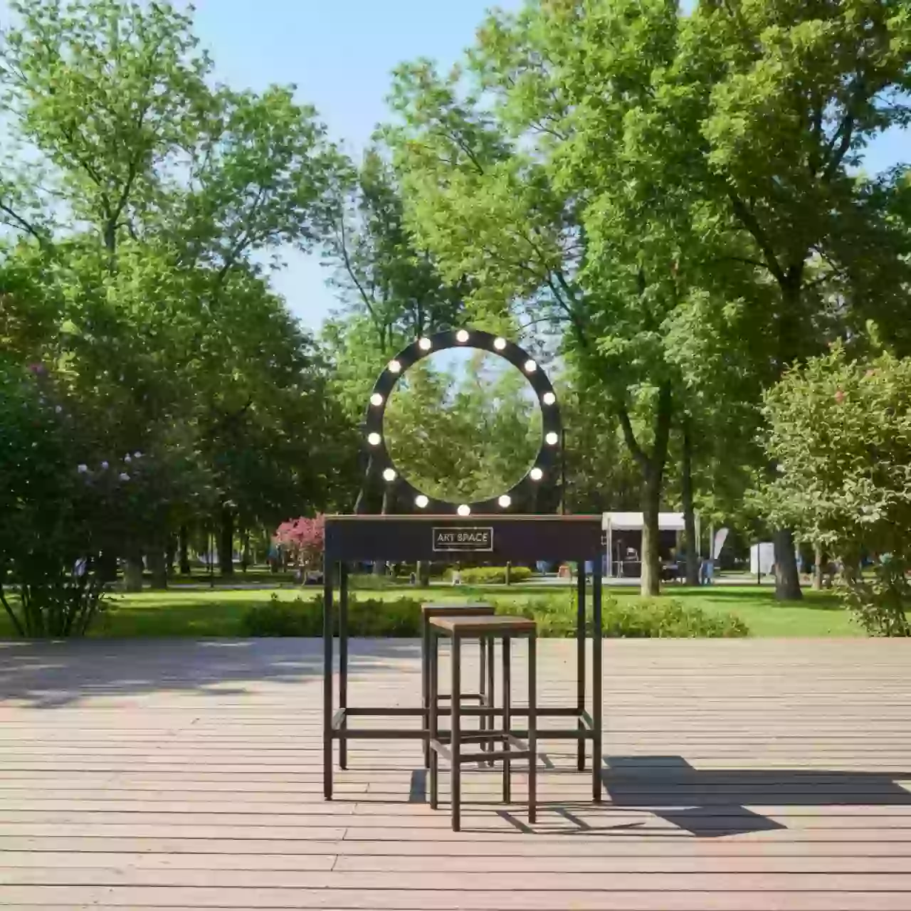 Аренда Столы и стулья гримерные в парке «Ривьера» — ART SPACE