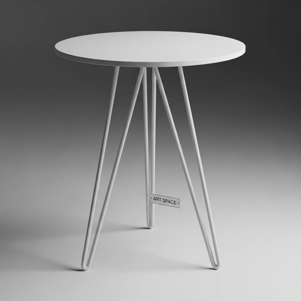 Аренда Столы коктейльные белые Trio высота 75 см в ресторане «Brunello» — ART SPACE