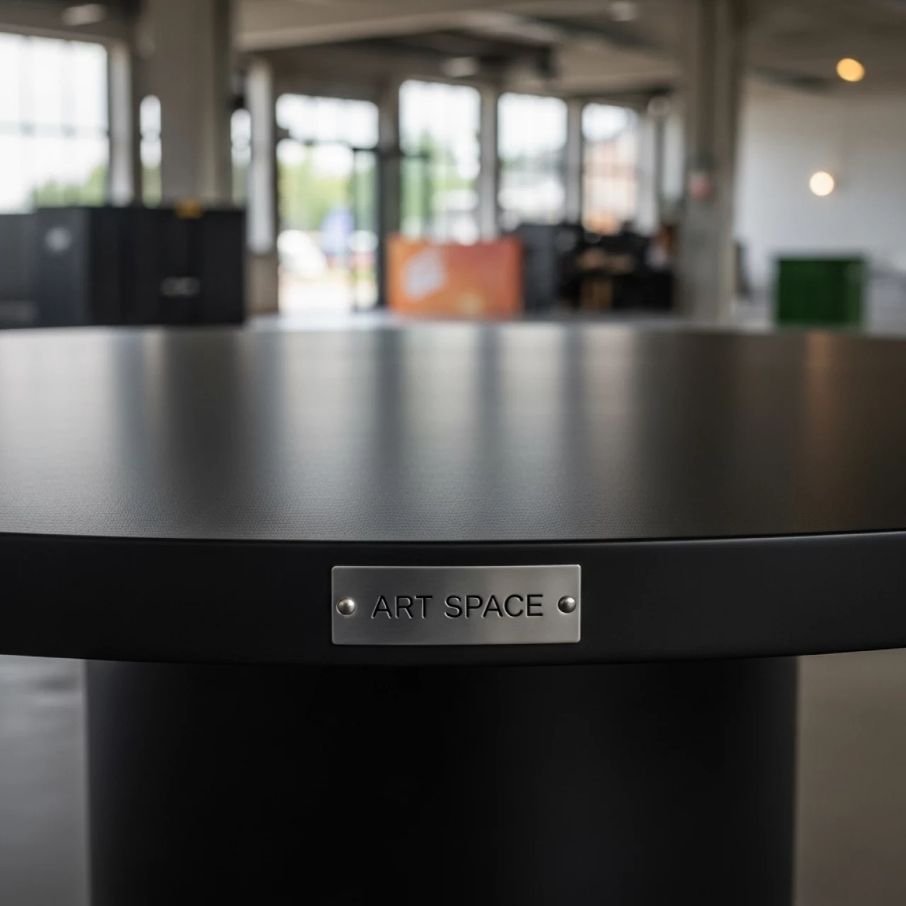 Аренда Столы круглые черные Ritz Black 180 см в МФК «Горный» — ART SPACE