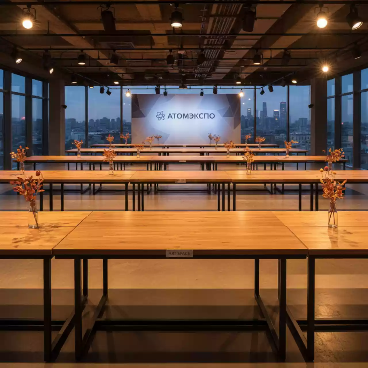 Аренда Столы обеденные и рабочие в Panorama by Mercure — ART SPACE