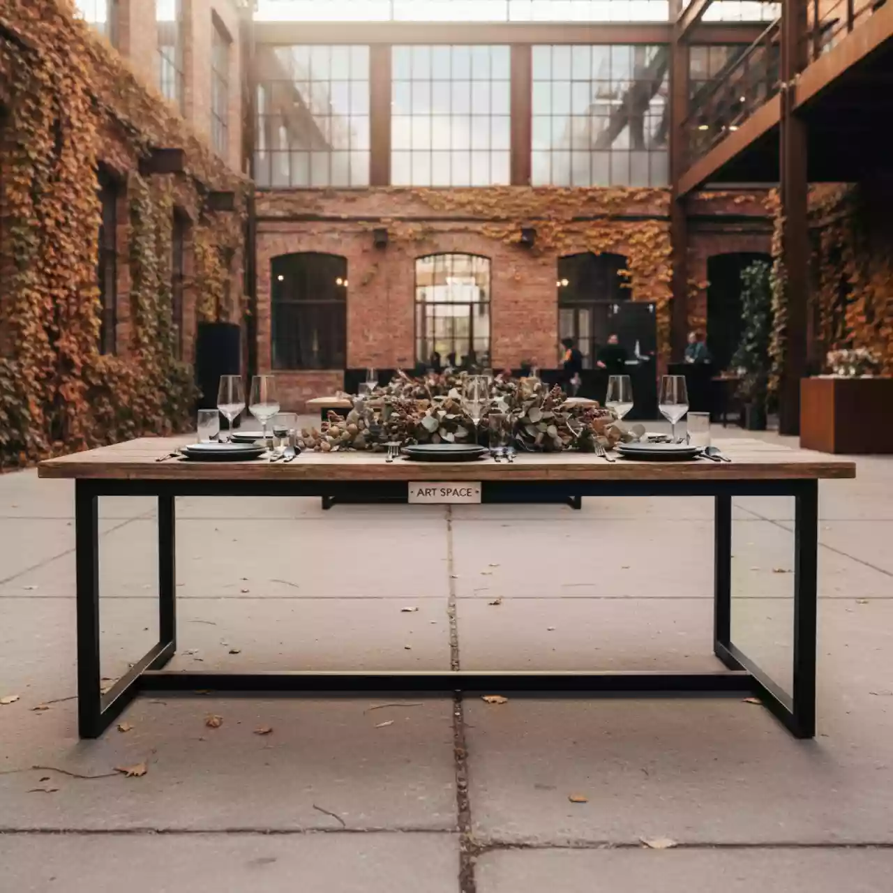 Аренда Столы прямоугольные обеденные для улицы в отеле «Богатырь» — ART SPACE