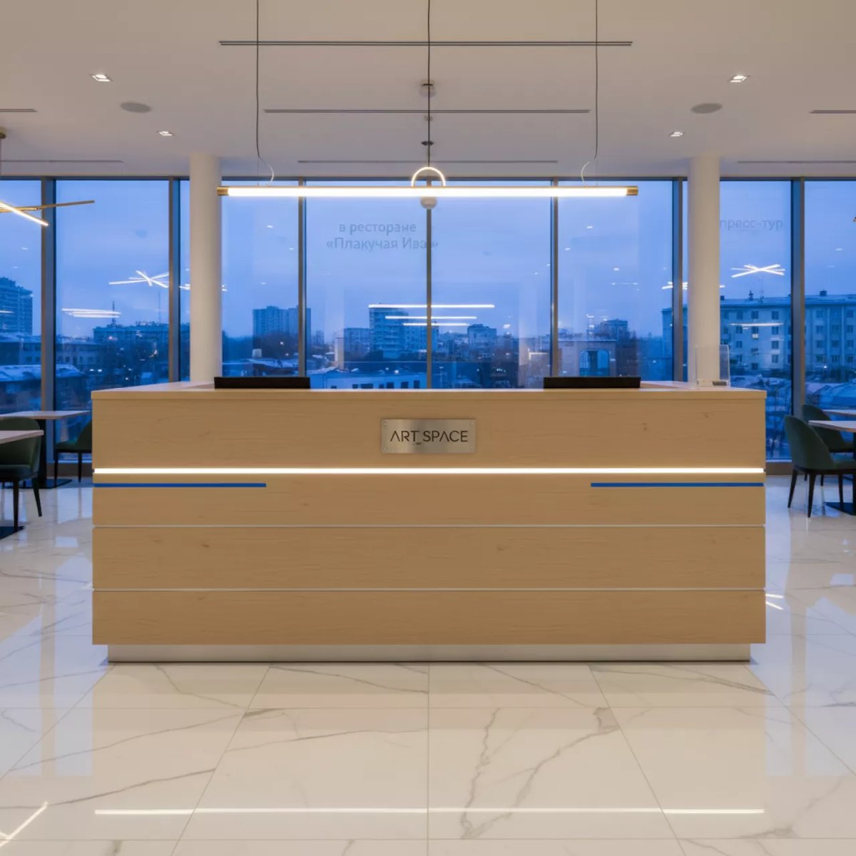 Аренда Столы ресепшен в ресторане «Плакучая Ива» — ART SPACE