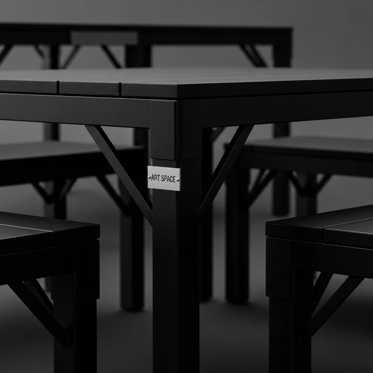 Аренда Столы складные садовые черные в City Park Hotel Sochi — ART SPACE