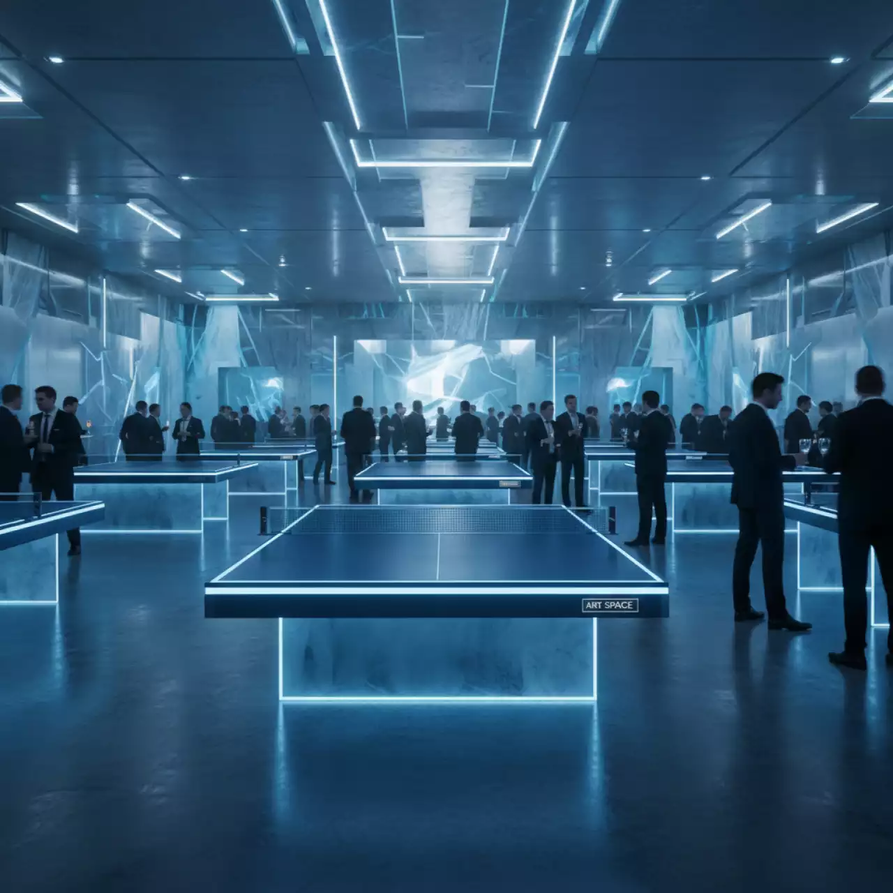 Аренда Столы теннисные в Ледовом дворце «Айсберг» — ART SPACE