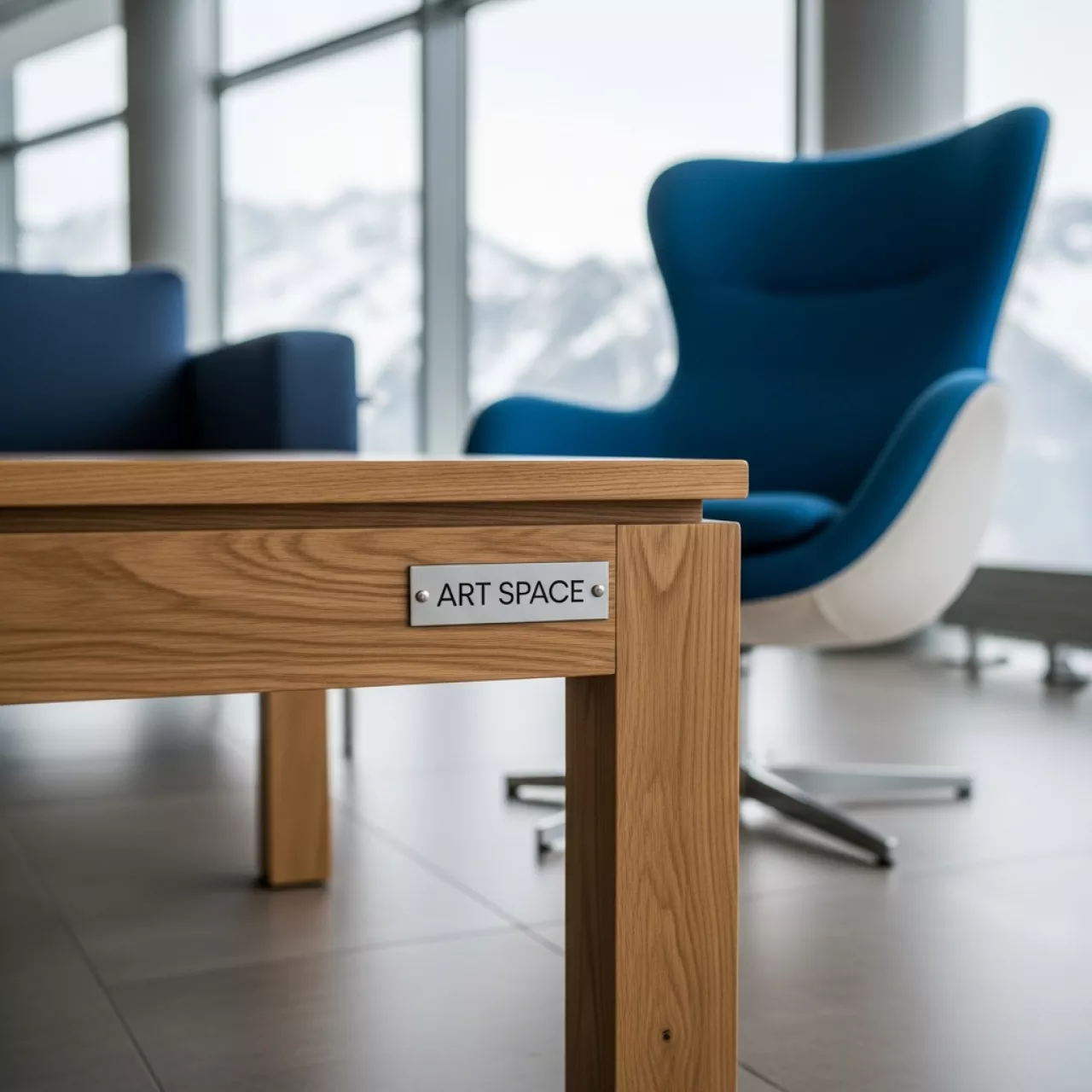 Аренда Столы журнальные стильные в ледовом дворце «Роза Хутор» — ART SPACE