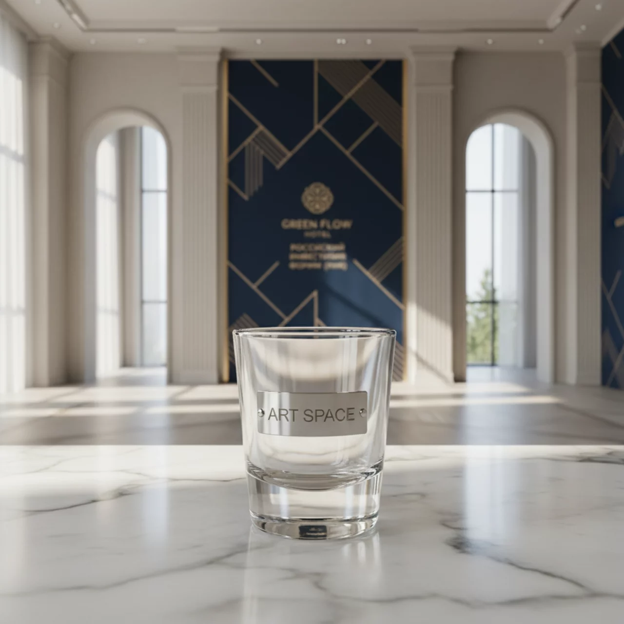 Аренда Стопка стеклянная 75 мл в Green Flow Hotel — ART SPACE