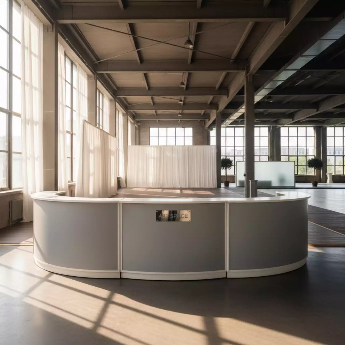 Аренда Сторресепшн эклипс тройной в Керлинговом центре «Ледяной куб» — ART SPACE