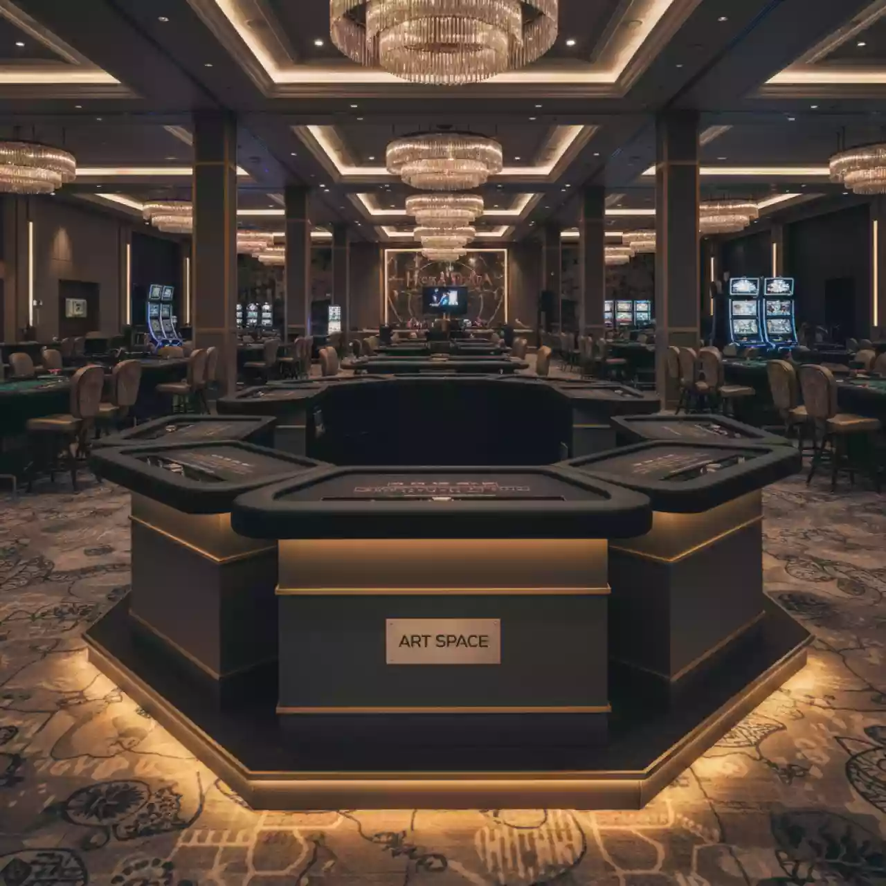 Аренда Стойка 3 уровня в казино «Сочи» — ART SPACE