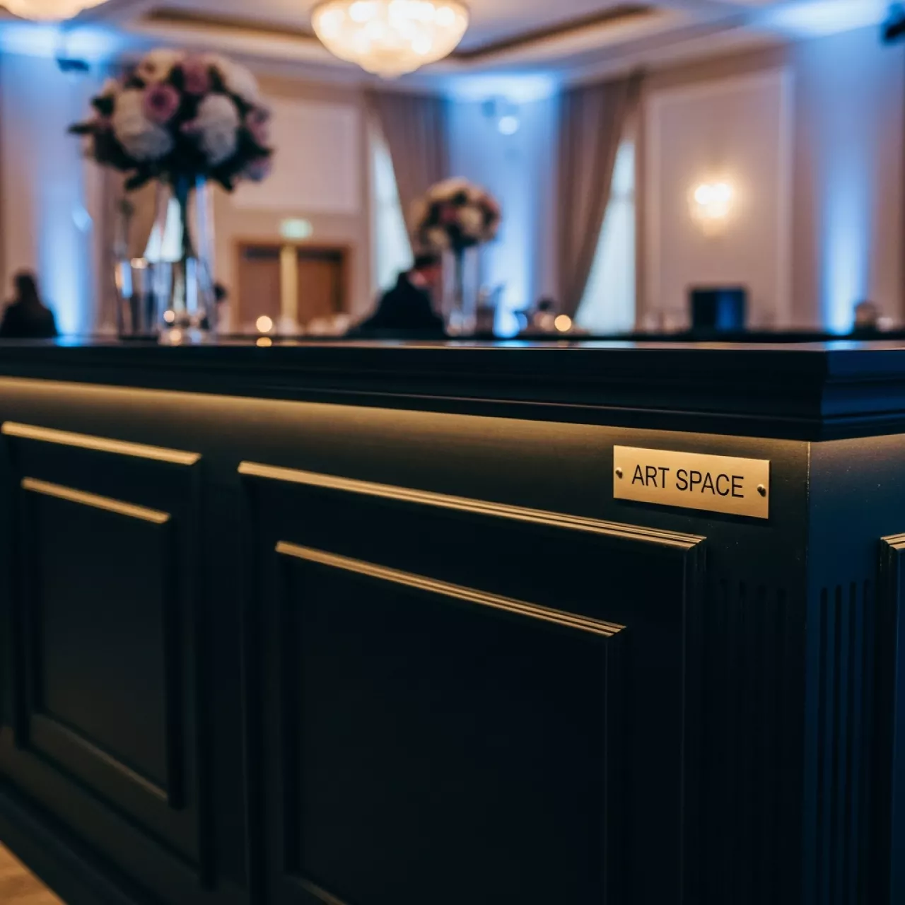 Аренда Стойка барная Almeria Black в банкетном зале «Дельфин» — ART SPACE